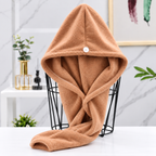 Microfiber Hair Towel (Dry Hair Faster, With Less Friction)