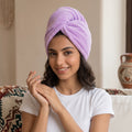 Microfiber Hair Towel (Dry Hair Faster, With Less Friction)
