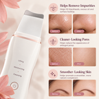 Ultrasonic Skin Scrubber (Cleaner, Smoother-Looking Skin in Minutes)
